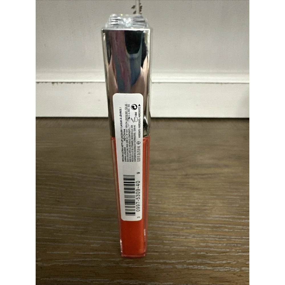 Revlon Ultra HD Lip Lacquer 550 HD Citrine Orange Golden Shimmer Gloss 0.2oz NEW